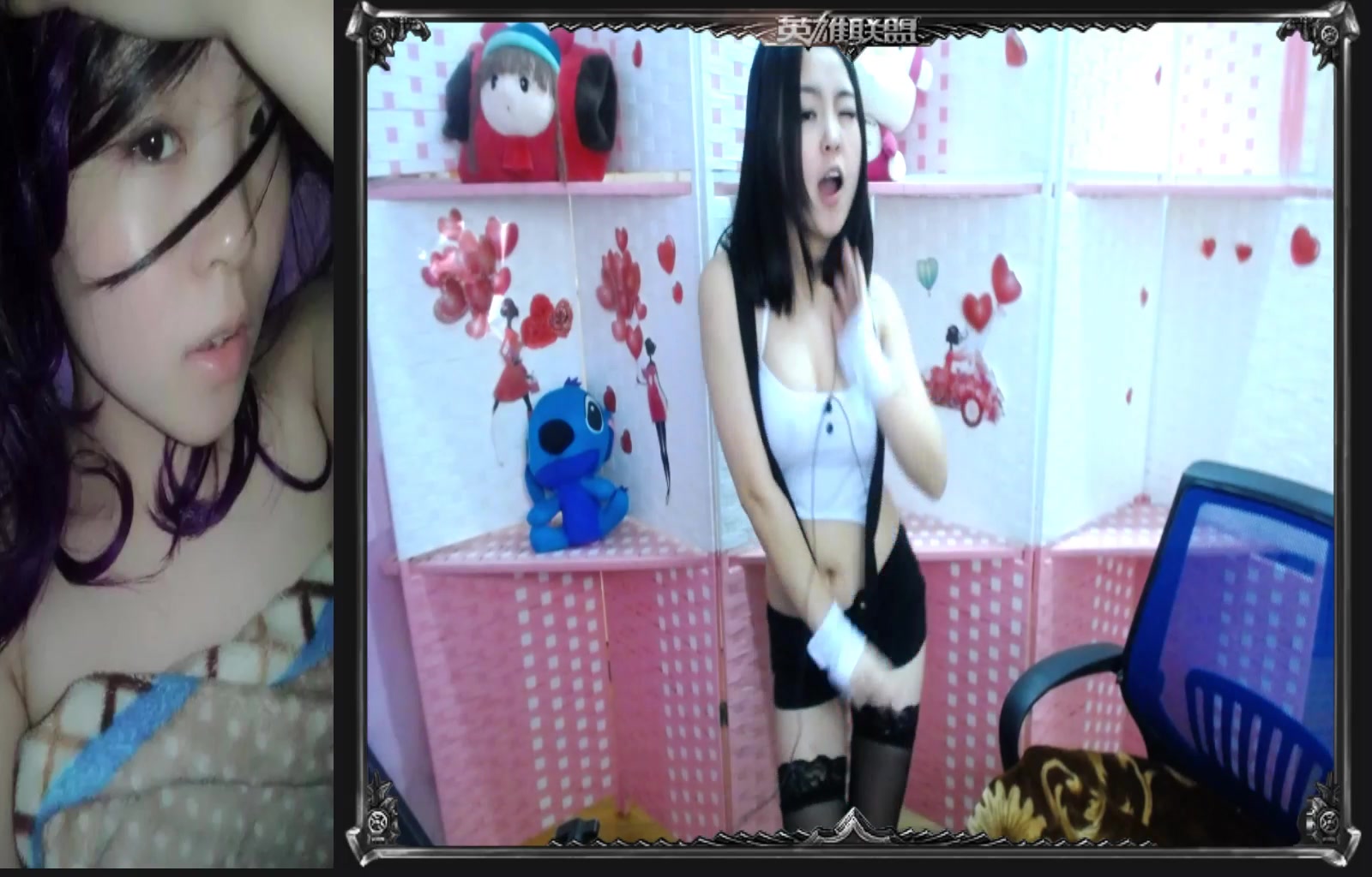 斗鱼、熊猫、战旗TV女主播意外走光，露点福利